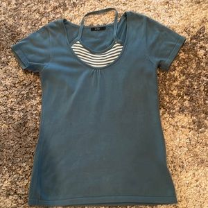 Vibe L size blue color top